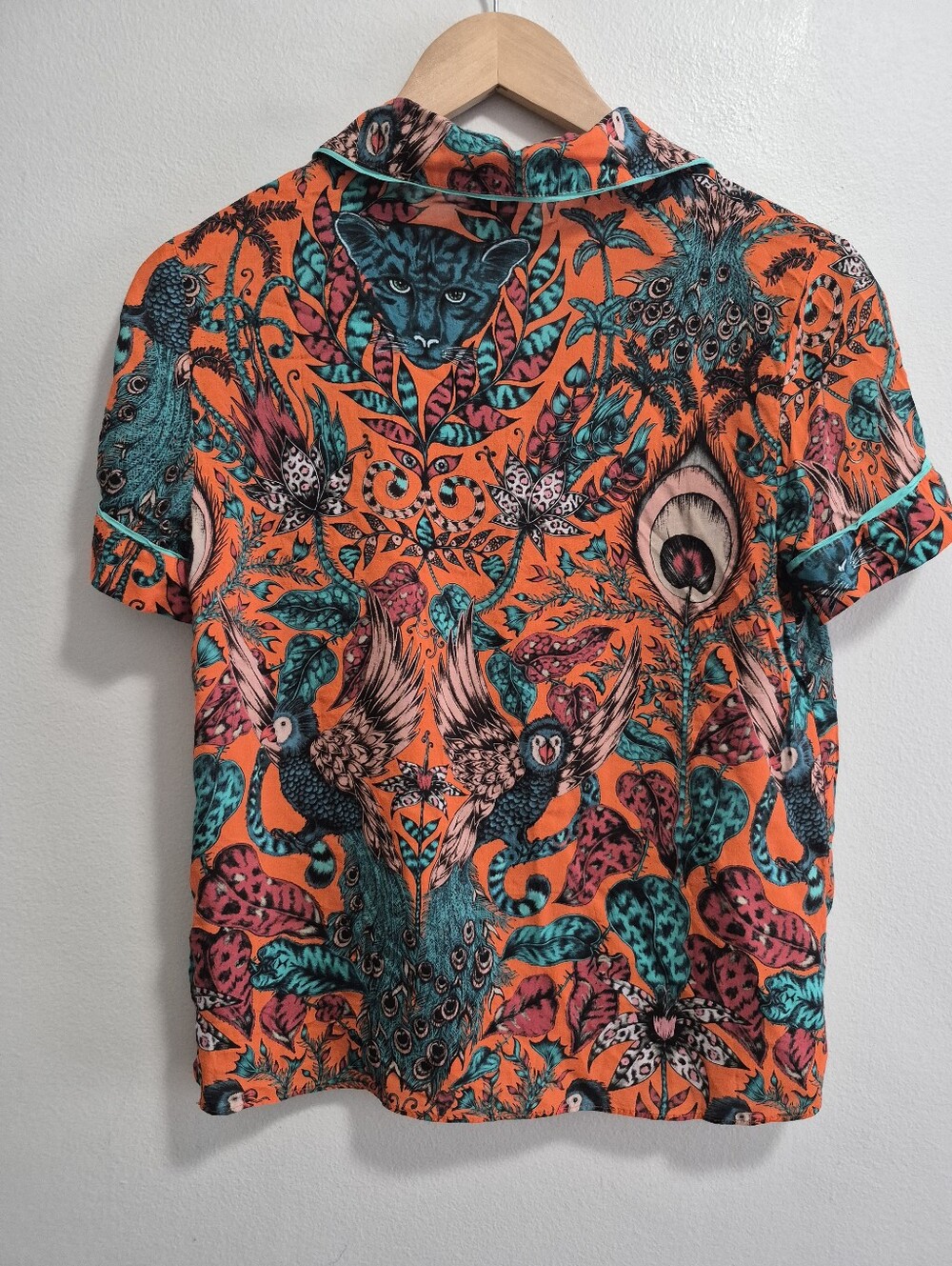 Emma J Shipley The Art of Anthropologie Jungle Pajama Shorts Set Size XS - Picture 5 of 8